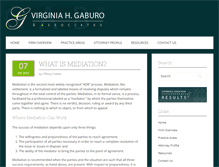 Tablet Screenshot of gaburolaw.com